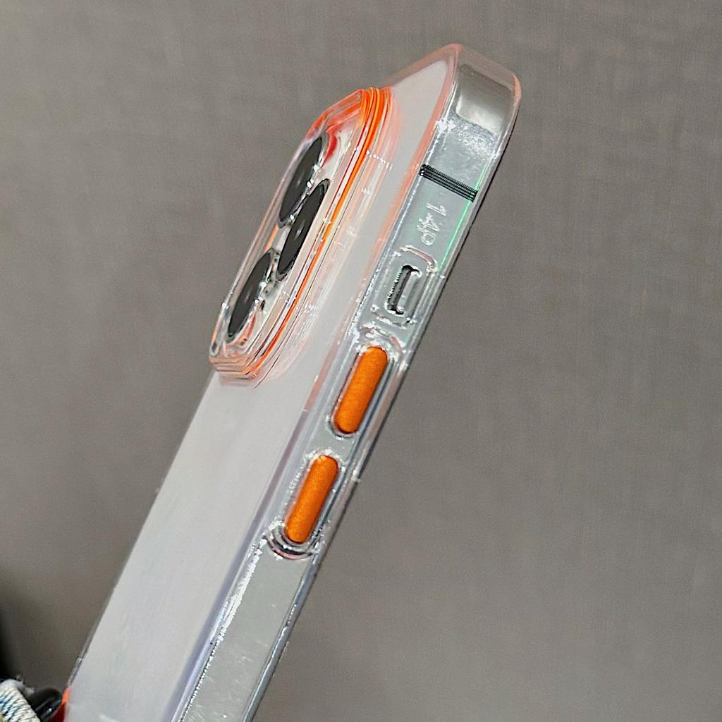 Splicing 2-in-1 is suitable for Apple 16Promax mobile phone case, ultra-thin and transparent iPhone16 all-inclusive PC case.