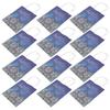 12Pcs Ramadan Gift Bag with Rope Handle Paper Packing Decorations Tote Craft SuppliesBlue