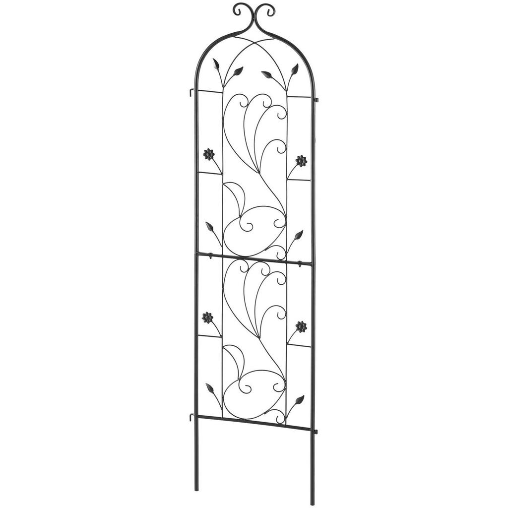 Metal Garden Trellis for Climbing Plant Support 60 X 15 In Rustproof