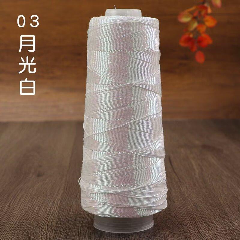 200g/roll 1mm colored gold silver core wire hand crocheted DIY bag sparkling silver yarn soft texture multifunctional woven wire
