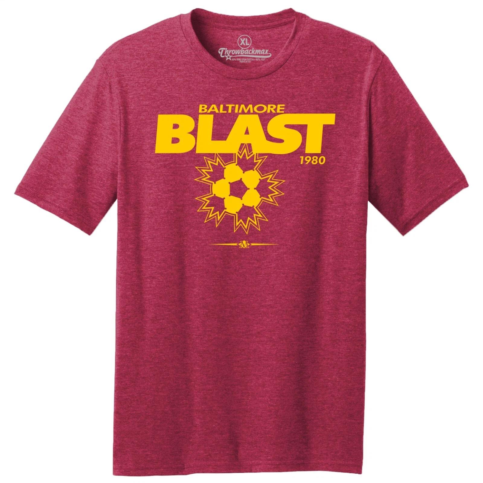 Baltimore Blast 1980 Logo MISL Soccer TRI-BLEND Tee Shirt S