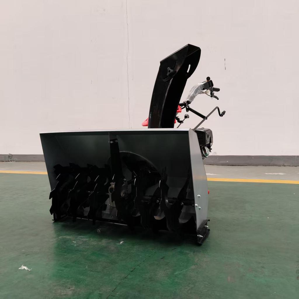 Compact All-Gear Ride-On Snow Sweeper for Homes and Communities