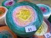 300g Organic Lace Cotton Blend Cake Roll Long Section Dyeing Yarn Hand-woven Shawl Scarf Skirt Hat Crochet Wool