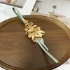 Flower Bag Pendant Cow Leather Design Exquisite Handmade Simulation Bags Pendant Osmanthus Tulip Keychain Bag Accessories