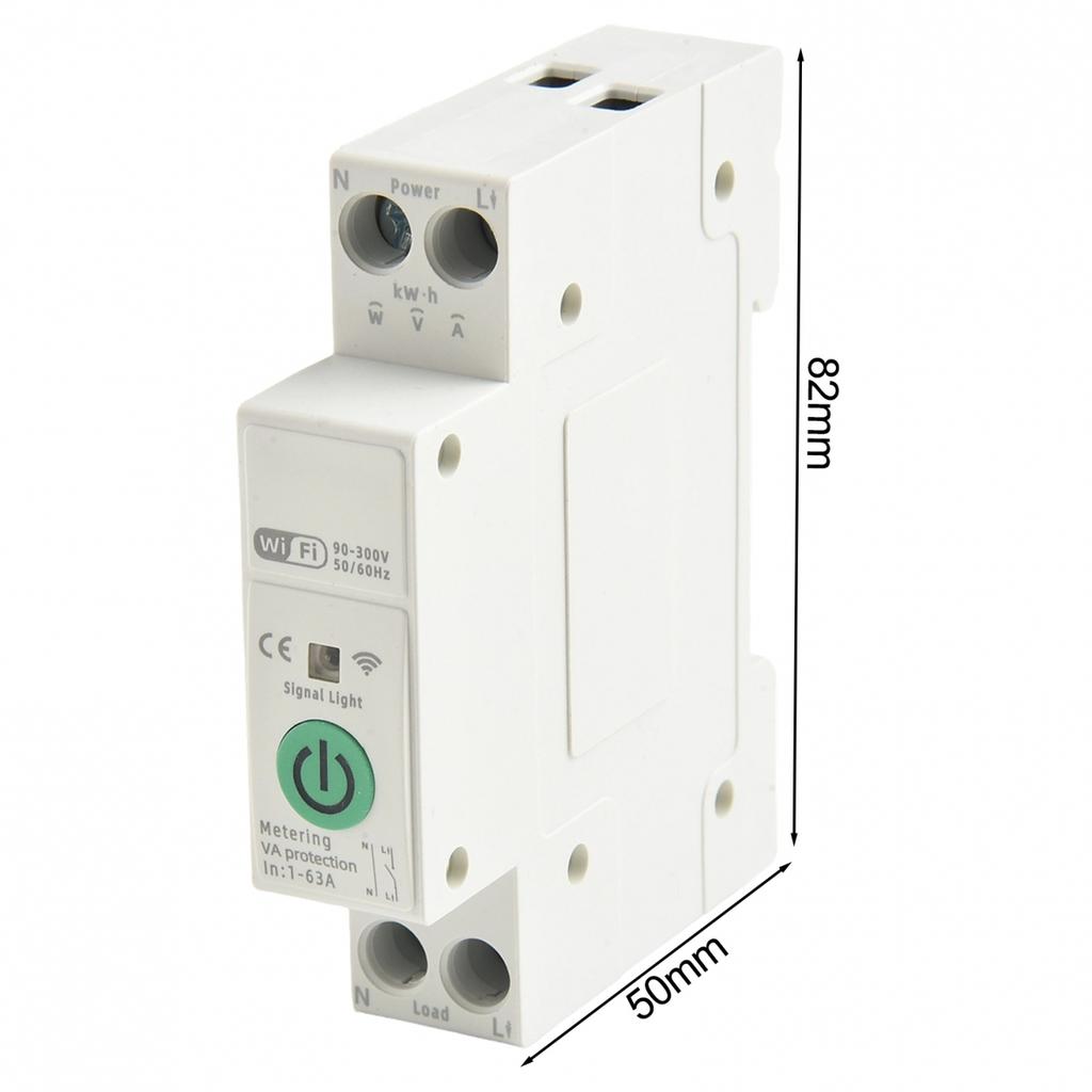 Multifunktionaler WLAN Smart Schalter mit Messung 1P+N