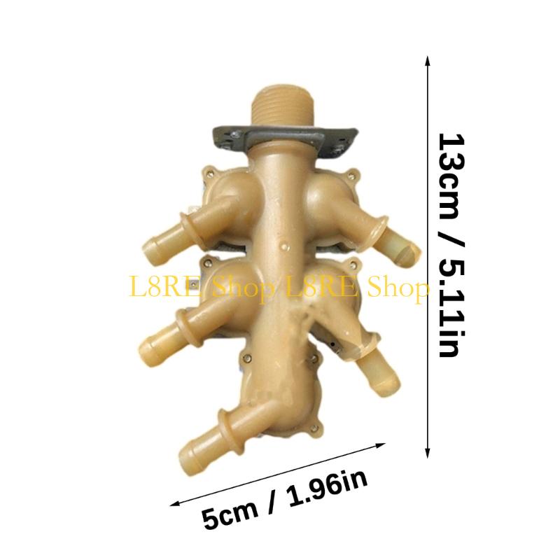 L8RE 12V Kunststoff-Einlassventile Ersatzteil für automatische Trommelwaschmaschinen