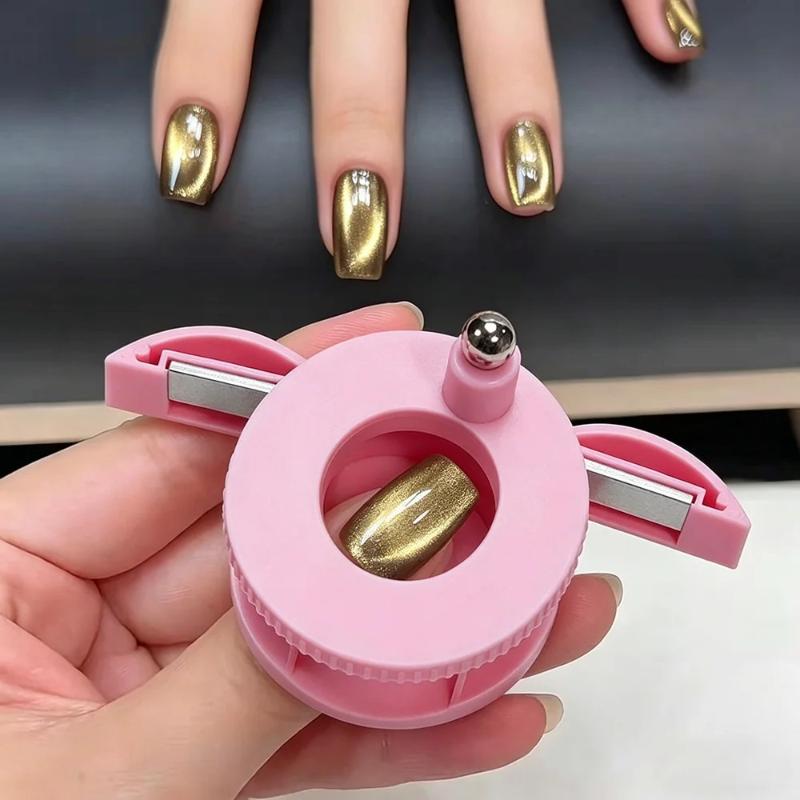 Upgrading Spinning Katzenauge Magnet Starker Magnetismus für Glasperlen Breiter Lichteffekt Anziehung Nagelkunst Magnete