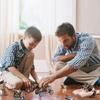 Educational constructor electronic robot with battery, for teaching robotics and experiments, with solar battery and motor