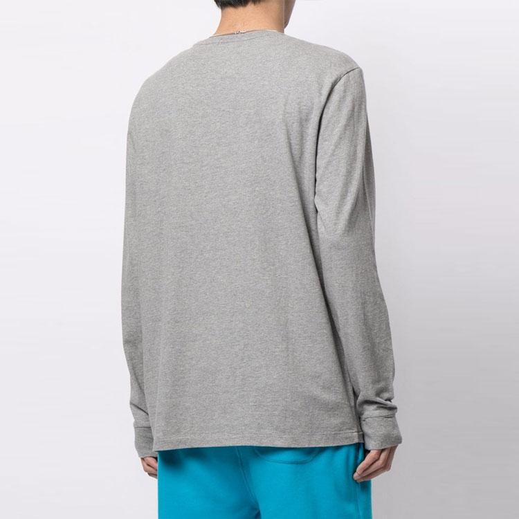 Polo Ralph Lauren Cartoon Print Crew Neck Long Sleeve T-Shirt Men Tops Gray 710828276-003