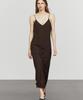 Masimodutti Fluid Satin Midi Dress