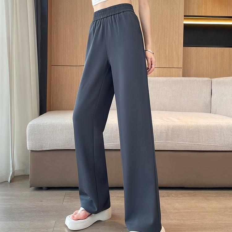 plus size 3XL 4XL sweatpants jogger Women wide leg Pants High Waist solid Elastic woman sweatpant green loose Long Trouser