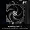 ARCTIC Freezer 36 - CPU Cooler, Dual Fan, Push-Pull, Single Tower, 120mm P-Fans x2, High Static Pressure, 200-1800 RPM, Fluid Dynamic Bearing, MX-6