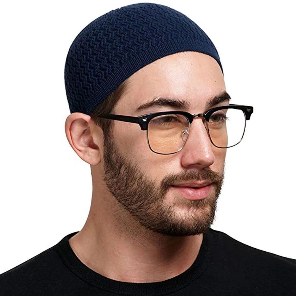 Winter Kippah Homme Hat Wave Autumn Muslim Prayer Hats Knitted Caps Beanie Islamic Ramadan Hat