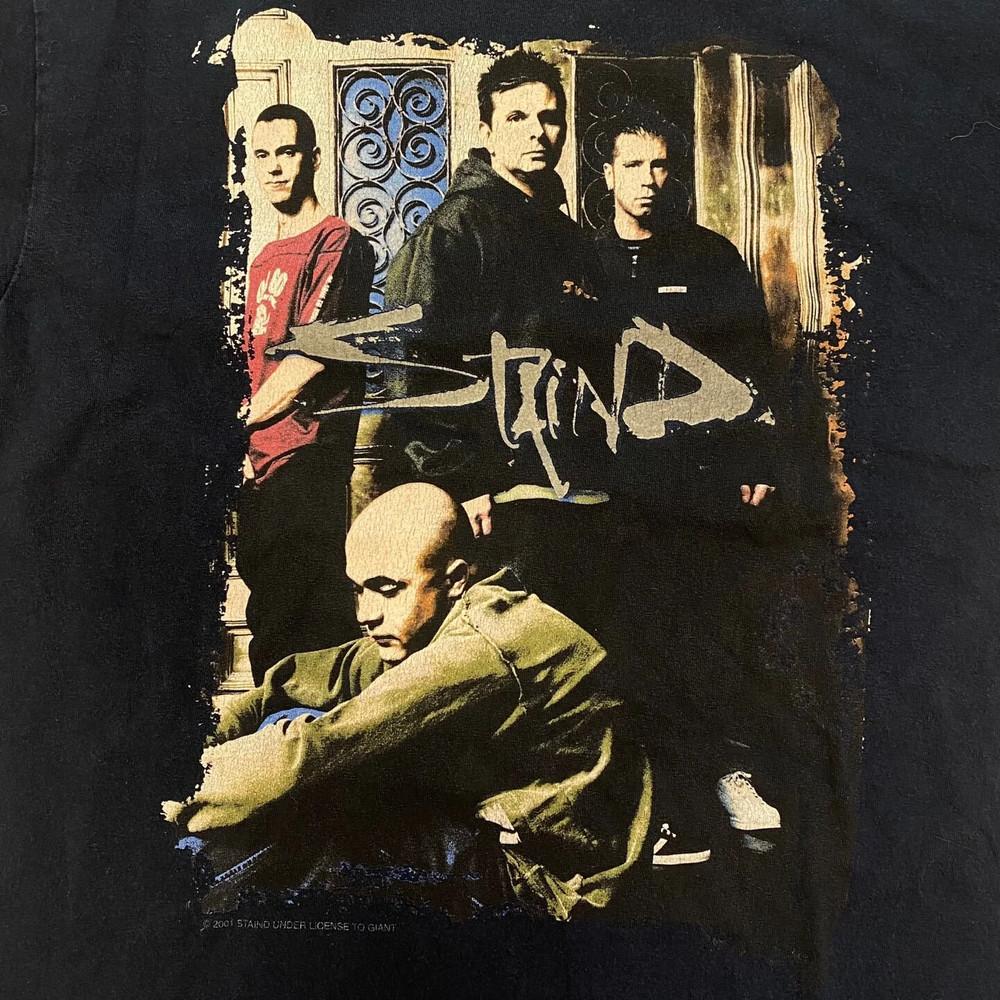 2001 Staind Break the Cycle T-Shirt Black Classic Unisex Cotton Tee S -5XL BO718 Unisex T-Shirt M