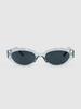 Lukadiseu Lk10 Smoke Clear Oval Fit Sunglasses