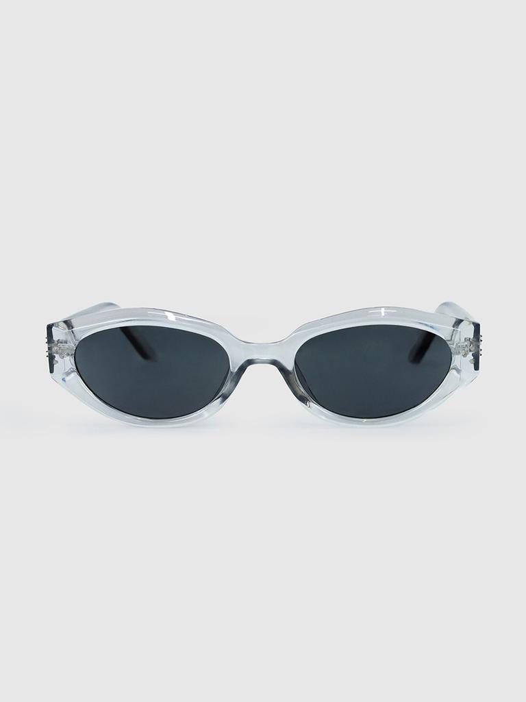 Lukadiseu Lk10 Smoke Clear Oval Fit Sunglasses