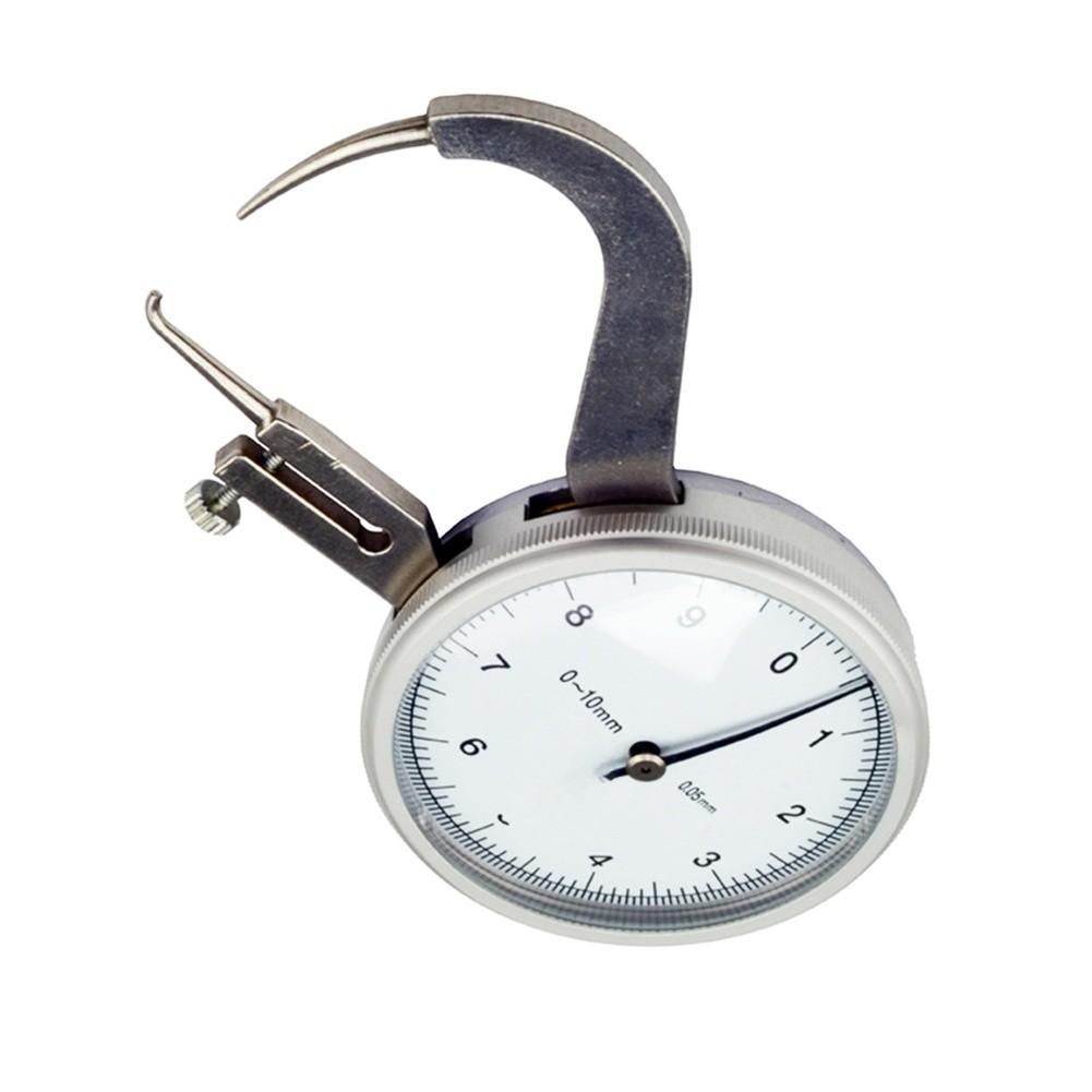 Accurate Thickness Measurement Thickness Gauge Handheld Caliper 0-10mm Thickness Gauge Straight And Curved Arms China Mainland