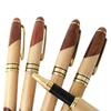 Wood Ballpoint Pen with Metal Pen Clip Business Roller Pen Office Singing Pen For Writing Note Taking Journaling