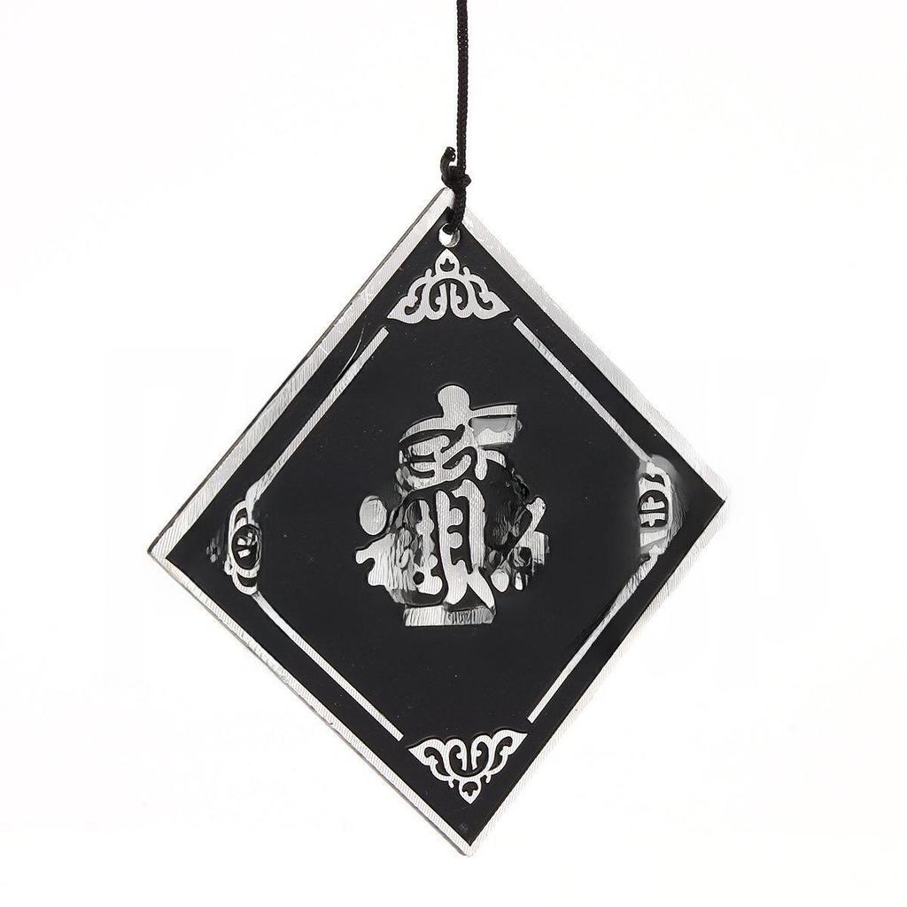 Massivt trä och metall multirör vindspel - Brons och röd koppar utomhus balkongdekor