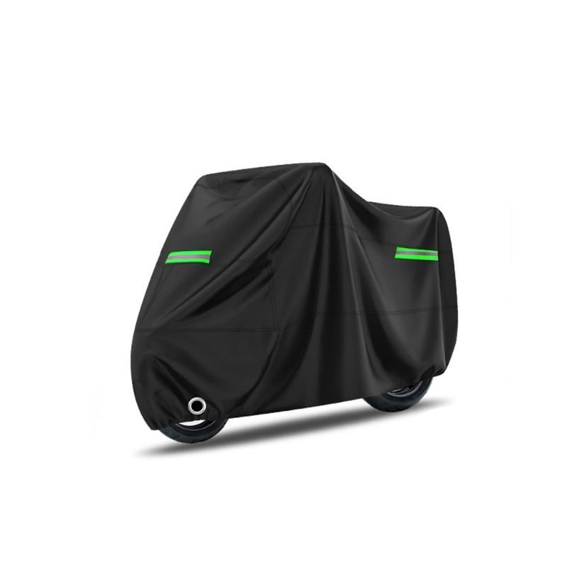 Motorcycle Rain Dust Sun Shield Wear Resistant Fabric Foldable Design Easy Storage And Quick Installation