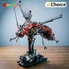 Bricks Blocks 747 Pieces Mechanical Mosquito Building Block Set With Lights 3D Animal Model Ornament Home Decor Birthday Gifts