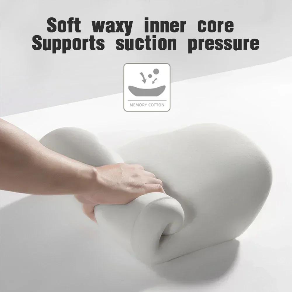 NEW Car Lumbar Back Support Headrest Neck Pillow Memory Foam Lumbar Pillow Soft Neck Pillows Cushion Car Seat Cushion