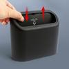Universal Car Trash Garbage Bin Push Bag Organizer Storage Box Auto Accessories