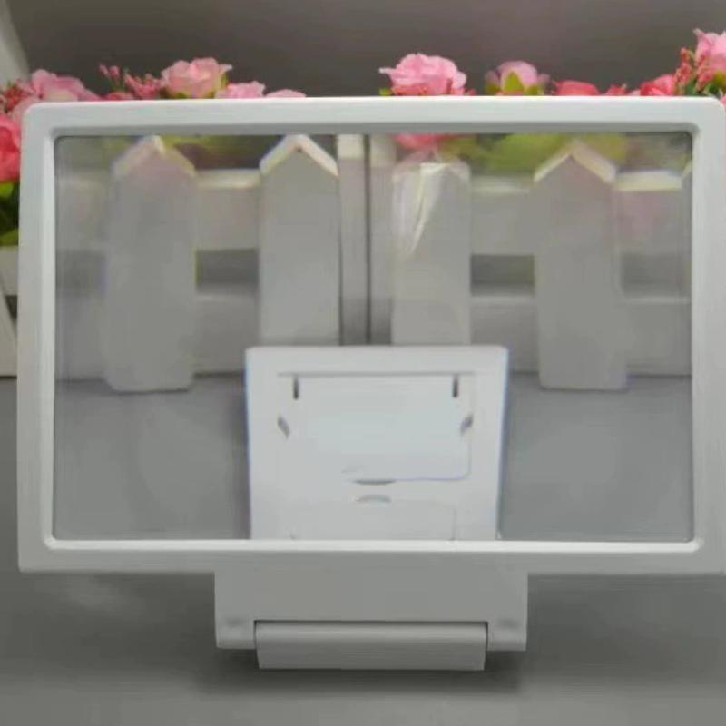 

Усилитель экрана мобильного телефона Лупа Складной держатель для телефона 3D Усилитель видеоэкрана Складной Увеличенный Расширитель Подставка белый