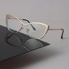 Luxury Cat Eye Frame Eyeglass Women Men Minimalist Transparent Glasses Cool Clear Lens Frame Glasses