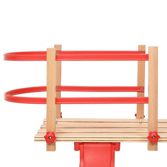 VidaXL Dossier pour Traîneau Accessoires pour Luge Extérieur Equipement de Sports de Ski Ensemble de Jouet de Plein Air 93698