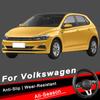 Para Volkswagen Serie 38cm Funda de Volante de Cuero para Coche - Antideslizante, Resistente al Desgaste, Todas las Estaciones, Universal | Cubre Volante