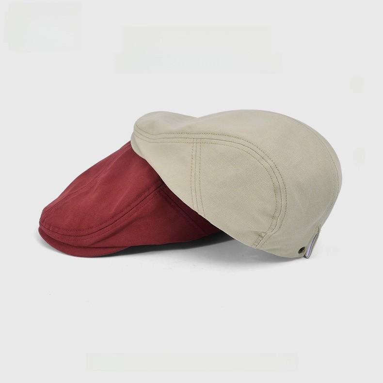 Canvas Beret Hat With Breathable Sunshade For Summer And Spring Use