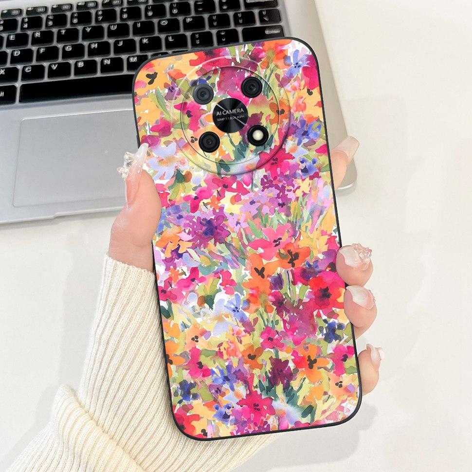 Neues Gehäuse Für Huawei Nova Y90 Hülle Modisches Kaninchen Handyhülle Für Huawei Nova Y90 NovaY90 CTR-LX1 Stoßfeste Weiche Rückseite