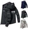 Unisex Lightweight Hooded Windbreaker Jacket with Zipper Closure and Multiple Zip Pockets for Outdoor Activities and Everyday Wear