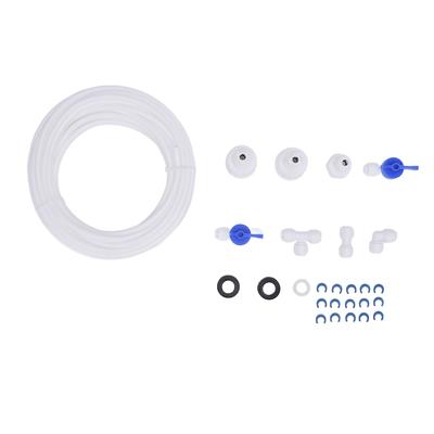 Refrigerator Water Line Kit with 1/4in Hose Water Inlet Line Connection Set for Refrigerator Side