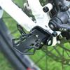 1pair Folding Rear Seat Footrest Bike Pedals MTB Platform Cycling Children Footboard Non Slip Bicycle Accessories for Adults