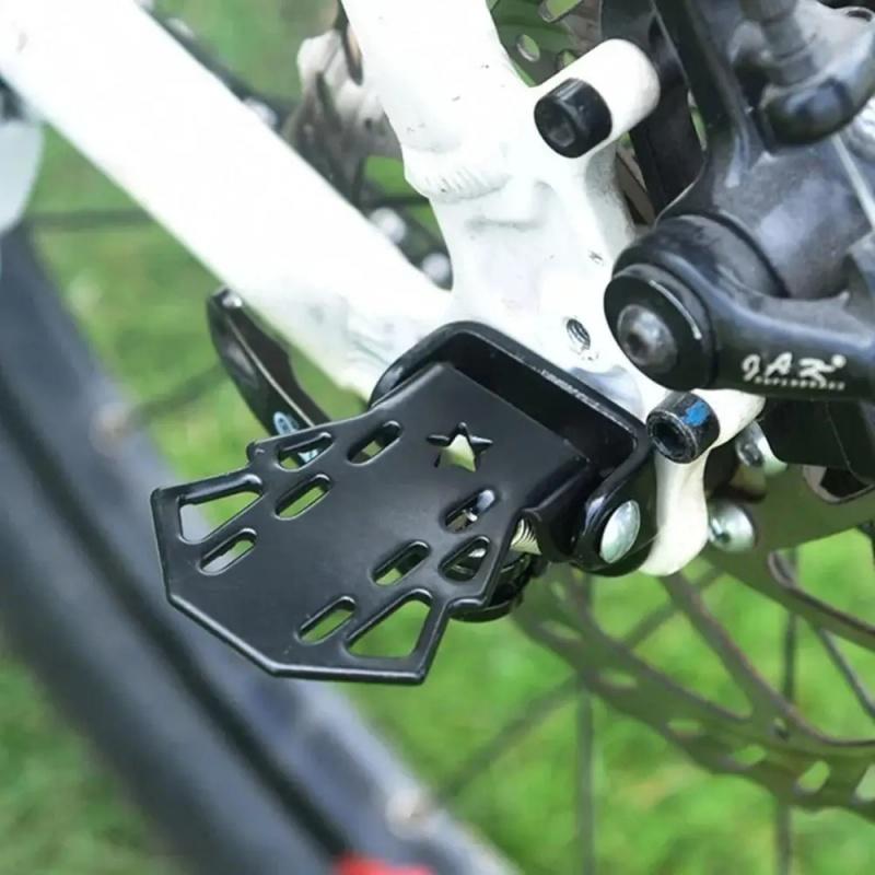 Foldable Bicycle Rear Foot Pegs Universal For Mountain Bike Passenger Foot Rest Pedal Mtb Rear Seat