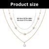 Blüteninspirierter Anhänger Halskette Flexible 45cm Kette Kupfermaterial Bequemer Alltags Schmuck
