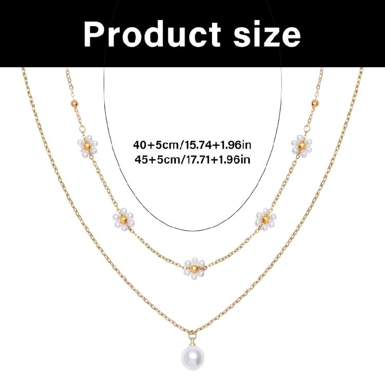 Blüteninspirierter Anhänger Halskette Flexible 45cm Kette Kupfermaterial Bequemer Alltags Schmuck