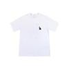 MLB Los Angeles Dodgers Großdruck Lässiges Lockeres Rundhalsausschnitt Kurzarm T-Shirt Unisex T-Shirts Weiß 31TS03131-07W