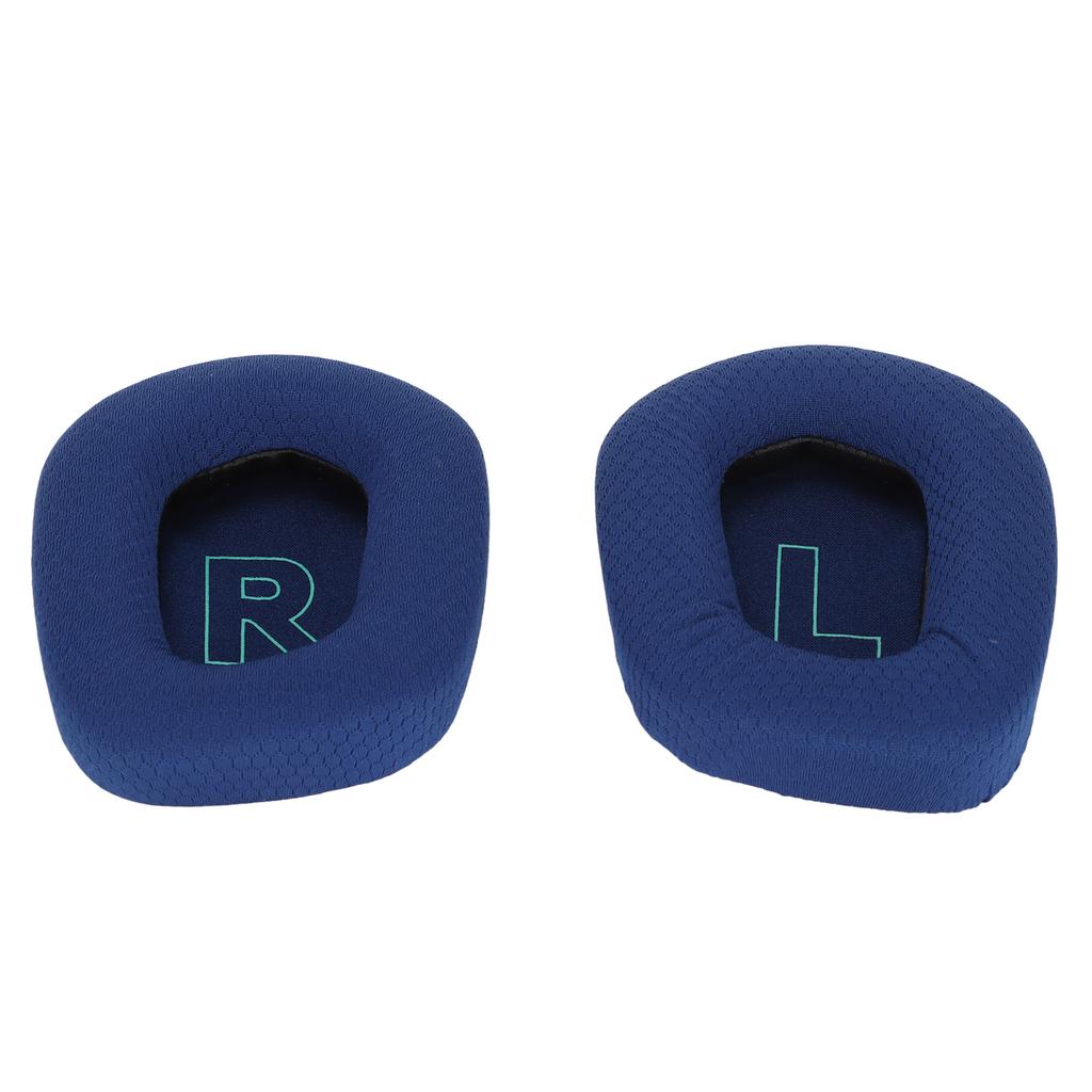 Ear Pads Professional Sound Insulation Headset Ear Cushion Replacement with Soft Breathable Mesh for G733 Headset Blue