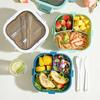 Food Grade Lunch Box Lock Design Student Bento Box High Capacity Heat Resistant Kids Food Container  Store Lunch