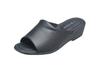 Pansy 6810 Stretch Made In Size Black Women's Sandals, Japan, Lightweight, M,
