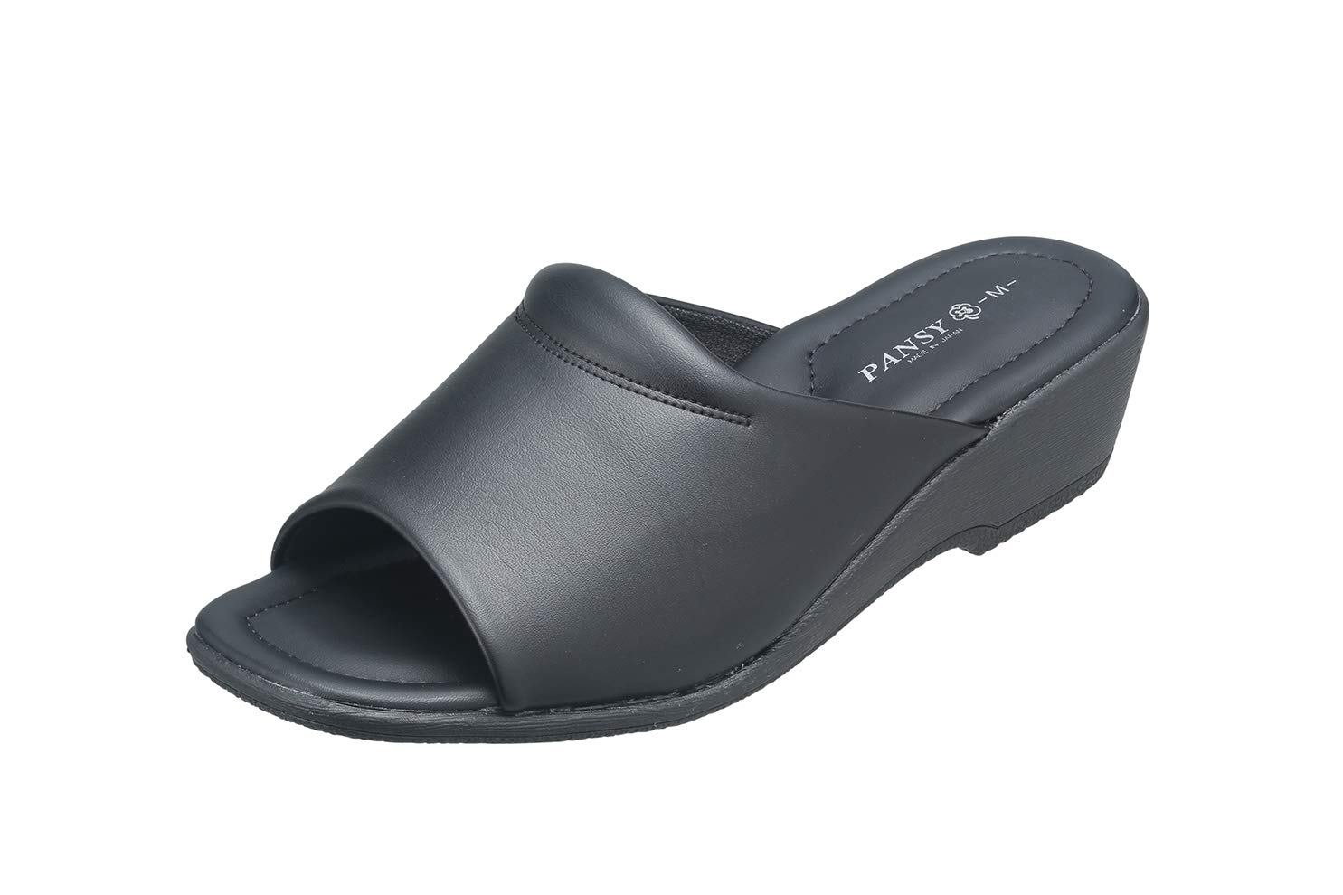 

Pansy 6810 Stretch Made in Size Black Women s Sandals, Japan, Lightweight, M, чёрный