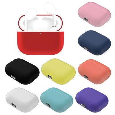 Shockproof Silicone Solid Color Protective Case Cover Shell for Air Pods Pro