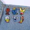 28 Spot Crazy Zootopia Metal Badge Nick Fox Judy Rabbit Alloy Enamel Brooch Hot Sale