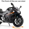 1:12 Alloy Suzuki GSX250R GSX1000R Motorcycle Model Car Toy with Light Wheel Shock Absorption Miniature Vehicle Interactive Toys