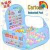 Kids' Foldable Ocean Ball Pit Tent with Basketball Hoop