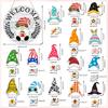 Gnome Decorations Magnetic Change Interchangeable Accessories Wooden Gnome Door Hanger For Family Friends Adults Women Holiday