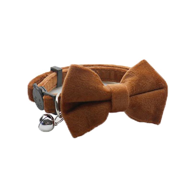 

Pet Dog Cat Necklace Dog Collar Necktie Adjustable Bow Tie Portable Velvet Collar For Cat Dog Accessories For Small Dogs And Cat
